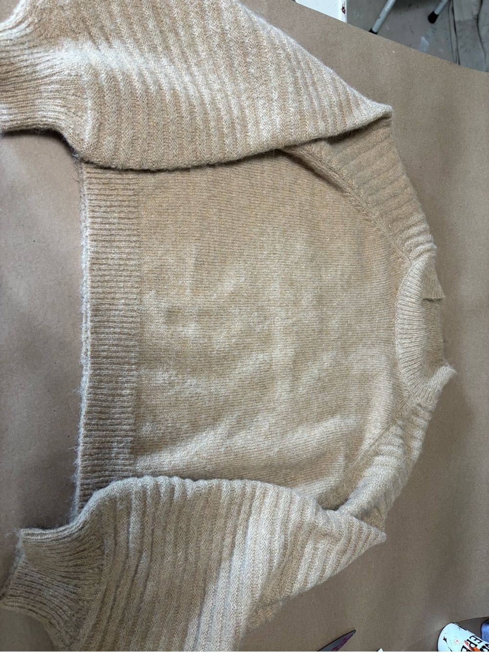 pants store Women's Crewneck Sweater in Camel